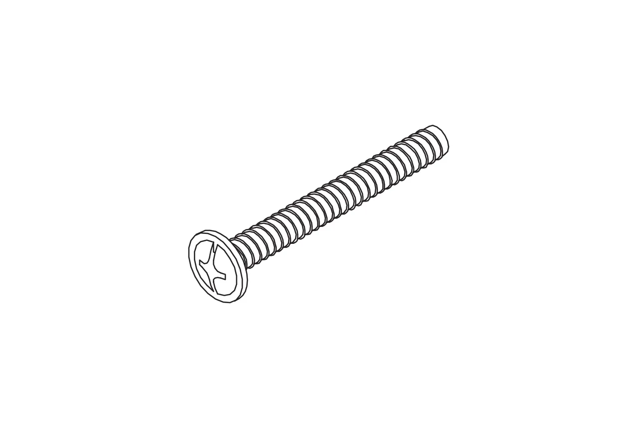 Spare part M4,X38 furniture handle screw