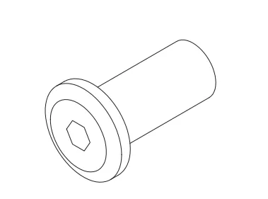 Ersatzteil Hülsen Rundmutter M6x20