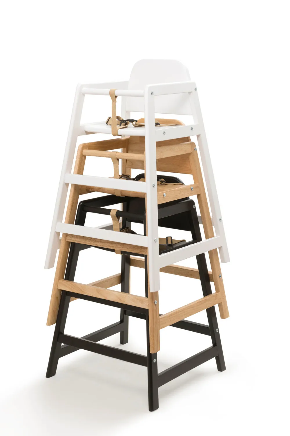 Emma - Stackable wooden high chair