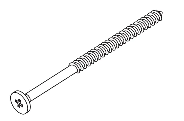Ersatzteil Schraube Ø5x80